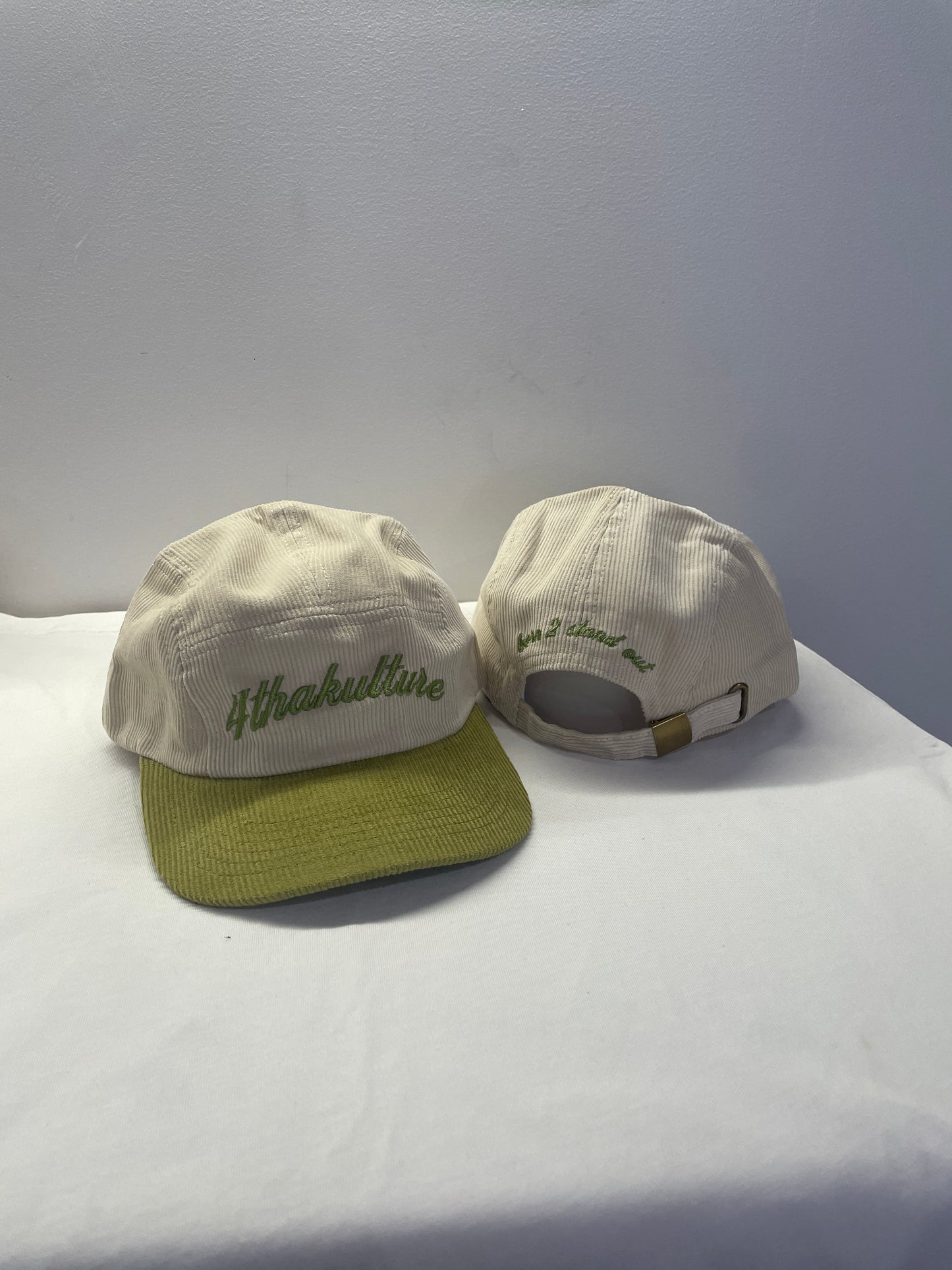 5 Panel Corduroy Caps