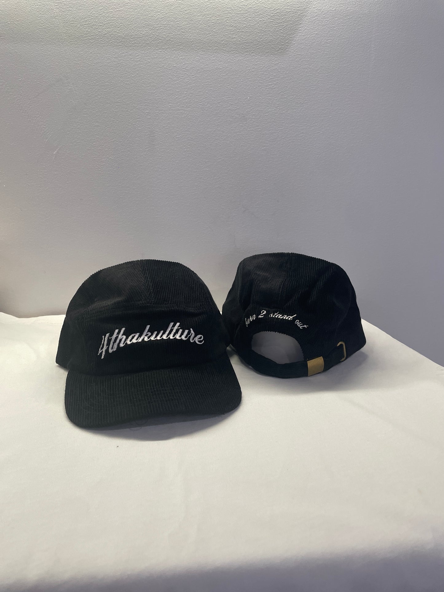 5 Panel Corduroy Caps